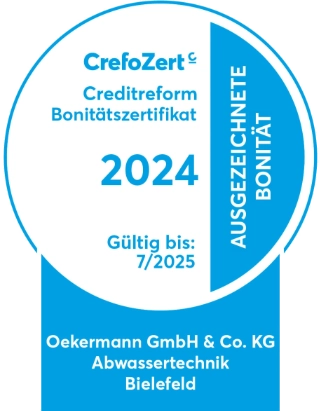 Bonitätszertifikat „CrefoZert“ 2024